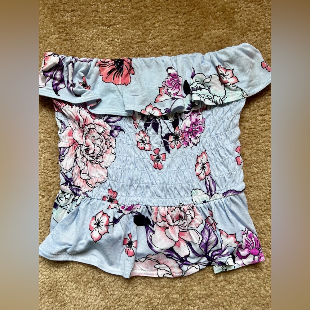Candies juniors floral tube top size XS